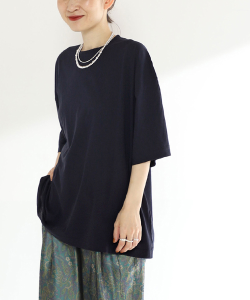 セール】【ATON/エイトン】OVERSIZED T-SHIRTS（Tシャツ