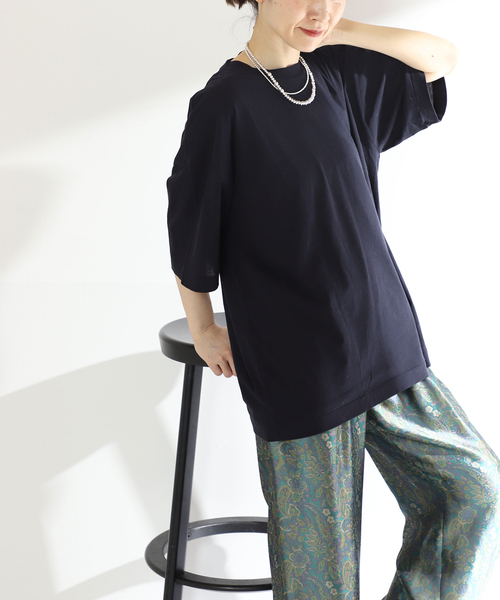 Tシャツ　イエナ　エイトン ATON/エイトン 別注 AIR SPINNING OVER SIZE TEE Tシャツ（T