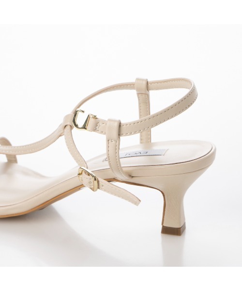 EVOL(イーボル)の「【EVOL】Tストラップラウンドトゥサンダル IU5144(サンダル・レディース・アイボリー/ゴールド/ブラック/ワイン・S/M/L/LL)」の19枚目の写真