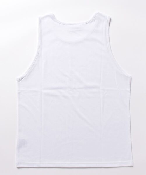 SPINNS（スピンズ）の「無地 タンクトップ（タンクトップ・メンズ・ホワイト・L/M）」の2枚目の写真