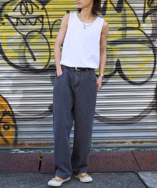 SPINNS（スピンズ）の「無地 タンクトップ（タンクトップ・メンズ・ホワイト・L/M）」の12枚目の写真