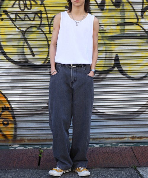 SPINNS（スピンズ）の「無地 タンクトップ（タンクトップ・メンズ・ホワイト・L/M）」の11枚目の写真