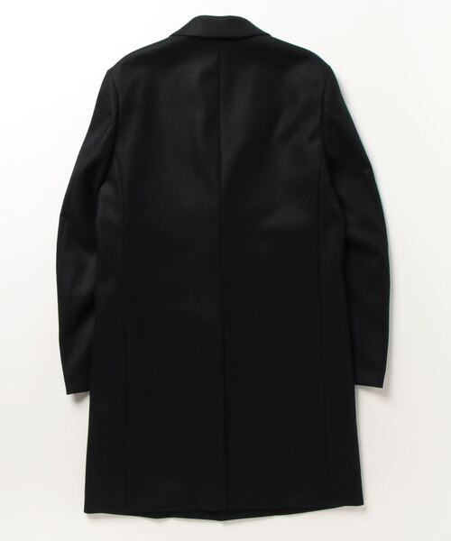 ATTACHMENT(アタッチメント)の「ウール ダブルメルトン テーラード シングル ブレステッドコート / WO DOUBLE MELTON TAILORED SINGLE BREASTED COAT(チェスターコート・メンズ・ダークグレー/ブラック・2/3/1/4)」の10枚目の写真