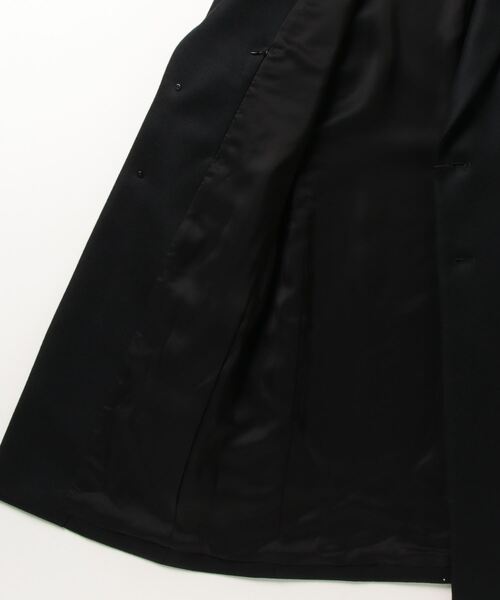 ATTACHMENT(アタッチメント)の「ウール ダブルメルトン テーラード シングル ブレステッドコート / WO DOUBLE MELTON TAILORED SINGLE BREASTED COAT(チェスターコート・メンズ・ダークグレー/ブラック・2/3/1/4)」の11枚目の写真