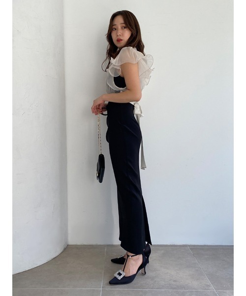 SNIDEL（スナイデル）の「ボレロレイヤードワンピース（ワンピース