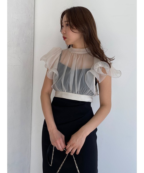 SNIDEL（スナイデル）の「ボレロレイヤードワンピース（ワンピース