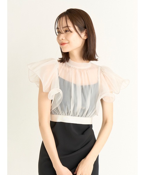 SNIDEL（スナイデル）の「ボレロレイヤードワンピース（ワンピース