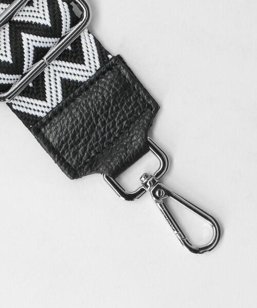 green label relaxing（グリーンレーベルリラクシング）の「＜PRATO MADE IN ITALY＞ ショルダー ストラップ（その他小物・レディース・ブラウン/ブラック/オフホワイト/その他1・FREE）」の5枚目の写真