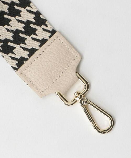 green label relaxing（グリーンレーベルリラクシング）の「＜PRATO MADE IN ITALY＞ ショルダー ストラップ（その他小物・レディース・ブラウン/ブラック/オフホワイト/その他1・FREE）」の9枚目の写真