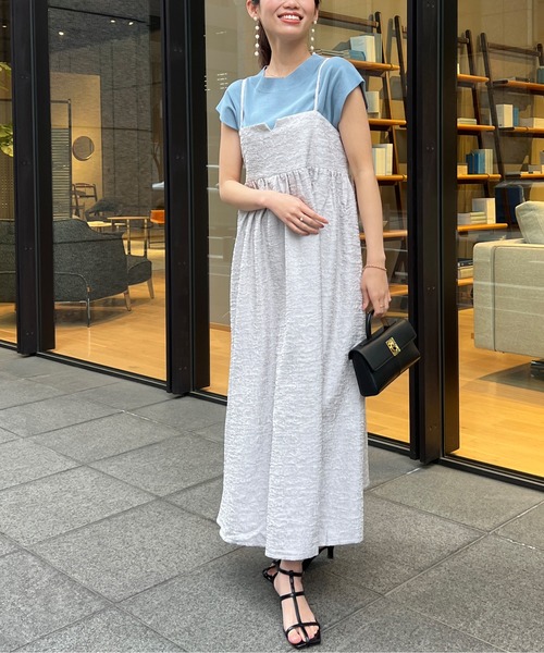 Chez toi（シェトワ）の「ジャガードキャミワンピース（ワンピース