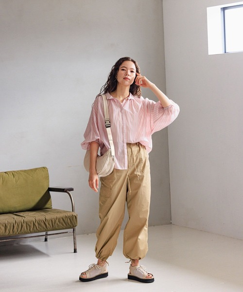 niko and...（ニコアンド）の「オリジナル月型ショルダーバッグ（ショルダーバッグ・レディース・ブラック/アイボリー・0）」の5枚目の写真