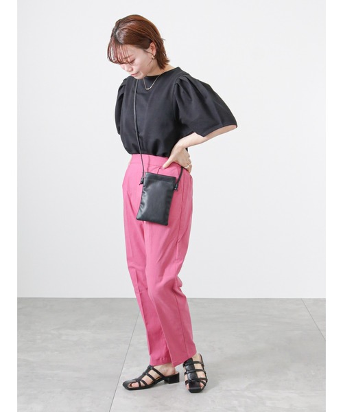 Lugnoncure（ルノンキュール）の「パフスリーブトップス（Tシャツ/カットソー・レディース・オフホワイト/イエロー/ブルー/ブラック・ﾌﾘ-）」の7枚目の写真