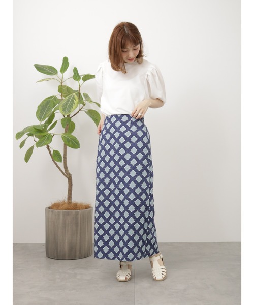 Lugnoncure（ルノンキュール）の「パフスリーブトップス（Tシャツ/カットソー・レディース・オフホワイト/イエロー/ブルー/ブラック・ﾌﾘ-）」の19枚目の写真