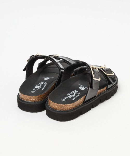 Mazell（マゼル）の「Mazell / PLAKTONトラックソールサンダル（サンダル・レディース・ホワイト/ブラック/パイソン・36/37/38）」の5枚目の写真