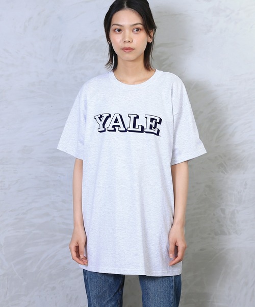 WAIPER.inc（ワイパーインク）の「MADE IN USA YALE ブラント Tシャツ YALE-083（Tシャツ/カットソー・メンズ・ホワイト/ネイビー/アッシュグレー・L/XL/M）」の5枚目の写真