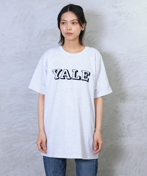 WAIPER.inc（ワイパーインク）の「MADE IN USA YALE ブラント Tシャツ YALE-083（Tシャツ/カットソー・メンズ・ホワイト/ネイビー/アッシュグレー・L/XL/M）」の6枚目の写真