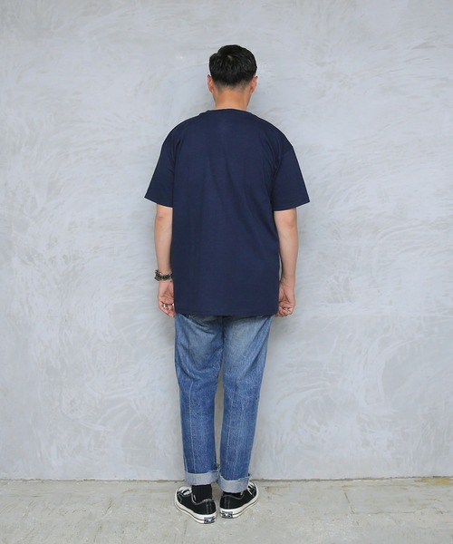 WAIPER.inc（ワイパーインク）の「MADE IN USA YALE ブラント Tシャツ YALE-083（Tシャツ/カットソー・メンズ・ホワイト/ネイビー/アッシュグレー・L/XL/M）」の9枚目の写真