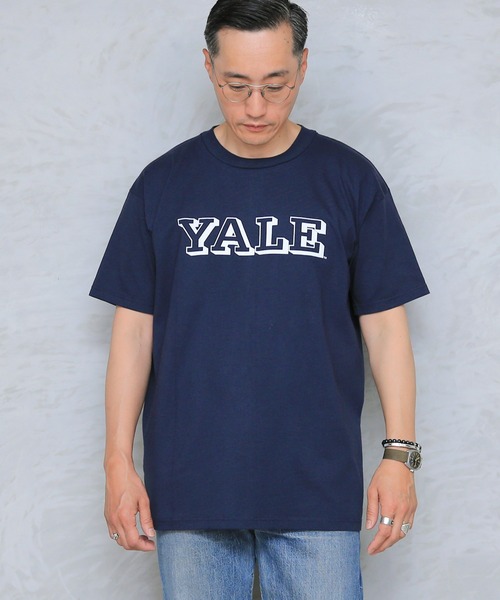 WAIPER.inc（ワイパーインク）の「MADE IN USA YALE ブラント Tシャツ YALE-083（Tシャツ/カットソー・メンズ・ホワイト/ネイビー/アッシュグレー・L/XL/M）」の10枚目の写真