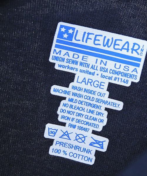 WAIPER.inc（ワイパーインク）の「MADE IN USA YALE ブラント Tシャツ YALE-083（Tシャツ/カットソー・メンズ・ホワイト/ネイビー/アッシュグレー・L/XL/M）」の16枚目の写真