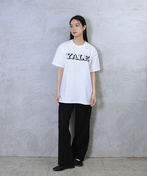 WAIPER.inc（ワイパーインク）の「MADE IN USA YALE ブラント Tシャツ YALE-083（Tシャツ/カットソー・メンズ・ホワイト/ネイビー/アッシュグレー・L/XL/M）」の17枚目の写真