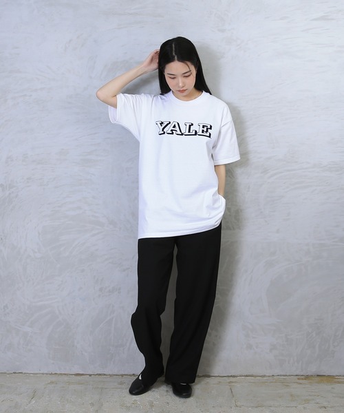 WAIPER.inc（ワイパーインク）の「MADE IN USA YALE ブラント Tシャツ YALE-083（Tシャツ/カットソー・メンズ・ホワイト/ネイビー/アッシュグレー・L/XL/M）」の18枚目の写真
