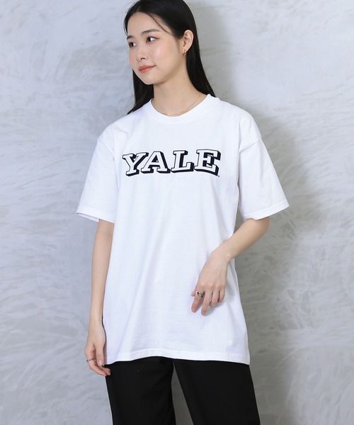 WAIPER.inc（ワイパーインク）の「MADE IN USA YALE ブラント Tシャツ YALE-083（Tシャツ/カットソー・メンズ・ホワイト/ネイビー/アッシュグレー・L/XL/M）」の20枚目の写真