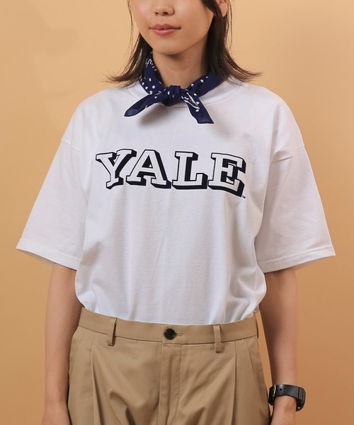 WAIPER.inc（ワイパーインク）の「MADE IN USA YALE ブラント Tシャツ YALE-083（Tシャツ/カットソー・メンズ・ホワイト/ネイビー/アッシュグレー・L/XL/M）」の22枚目の写真
