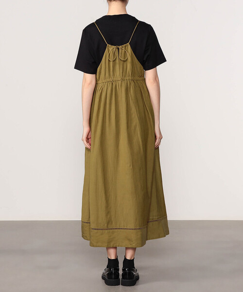 【normment】ワンピース ワンピース normment/ノーメント cotton mosaic jacquard cami