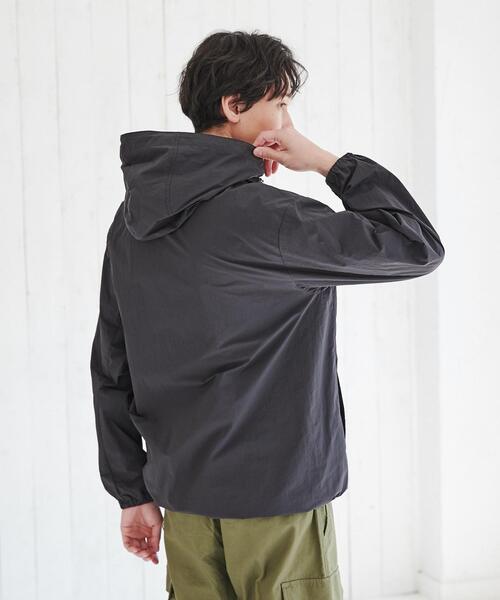 coen(コーエン)の「Chinook Sport(チヌークスポーツ)別注ジップパーカー(マウンテンパーカー・メンズ・ブラック/ダークグレー・M/L/S)」の6枚目の写真