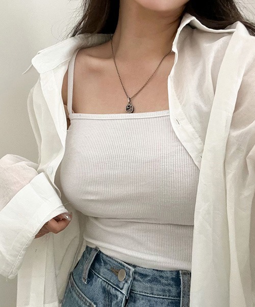BEIDELLI（ベイデリー）の「[BELLIDE MADE] クロップシアールーズフィットシャツ（シャツ/ブラウス・レディース・イエロー/ネイビー/ホワイト/スカイブルー/ローズ/チャコールグレー・FREE）」の7枚目の写真