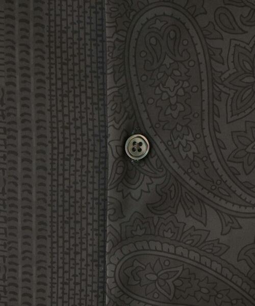 tk.TAKEO KIKUCHI（ティーケータケオキクチ）の「◆パッチワーク柄 半袖シャツ（シャツ/ブラウス・メンズ・ネイビー系9/ブラック系4/ホワイト系7・02/03/01）」の11枚目の写真