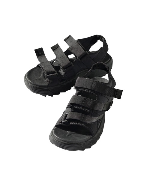 MinoriTY(マイノリティ)の「【MinoriTY】厚底シャークソールグラディエーターサンダル メンズ スポーツサンダル シンプル 夏服(サンダル・メンズ・オリーブ/ホワイト/ブラック・S/M/L)」の13枚目の写真