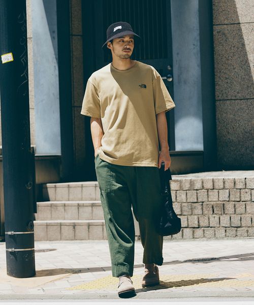 THE NORTH FACE（ザノースフェイス）の「【THE NORTH FACE / ノースフェイス】Historical ロゴTシャツ（Tシャツ/カットソー・メンズ・グレー/ブラック/ホワイト/ウッド・MEDIUM/LARGE/X-LARGE）」の6枚目の写真