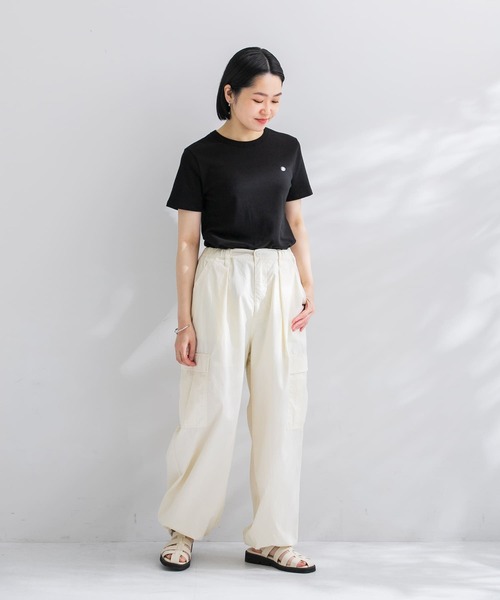 PETIT BATEAU（プチバトー）の「『別注』PETIT BATEAU×DOORS　20th embroidery t-shirts（Tシャツ/カットソー・レディース・ホワイト/ブラック/ライトグレー・MEDIUM/SMALL/X-SMALL）」の9枚目の写真