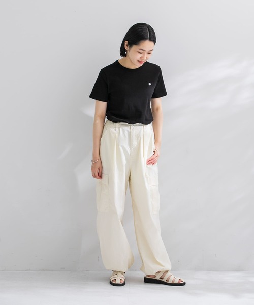 PETIT BATEAU（プチバトー）の「『別注』PETIT BATEAU×DOORS　20th embroidery t-shirts（Tシャツ/カットソー・レディース・ホワイト/ブラック/ライトグレー・MEDIUM/SMALL/X-SMALL）」の10枚目の写真