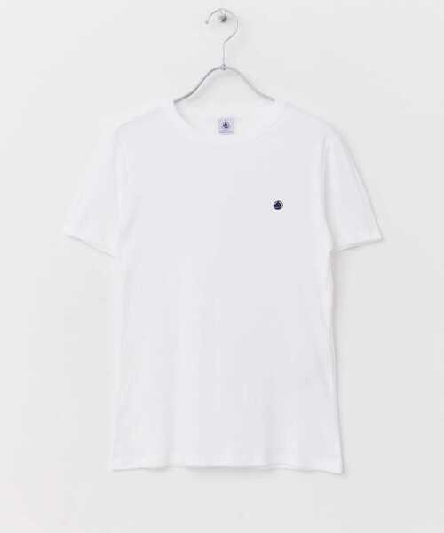 PETIT BATEAU（プチバトー）の「『別注』PETIT BATEAU×DOORS　20th embroidery t-shirts（Tシャツ/カットソー・レディース・ホワイト/ブラック/ライトグレー・MEDIUM/SMALL/X-SMALL）」の17枚目の写真