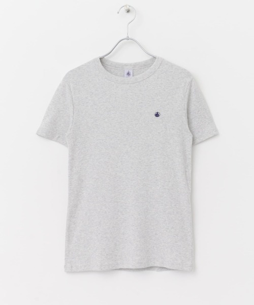 PETIT BATEAU（プチバトー）の「『別注』PETIT BATEAU×DOORS　20th embroidery t-shirts（Tシャツ/カットソー・レディース・ホワイト/ブラック/ライトグレー・MEDIUM/SMALL/X-SMALL）」の19枚目の写真