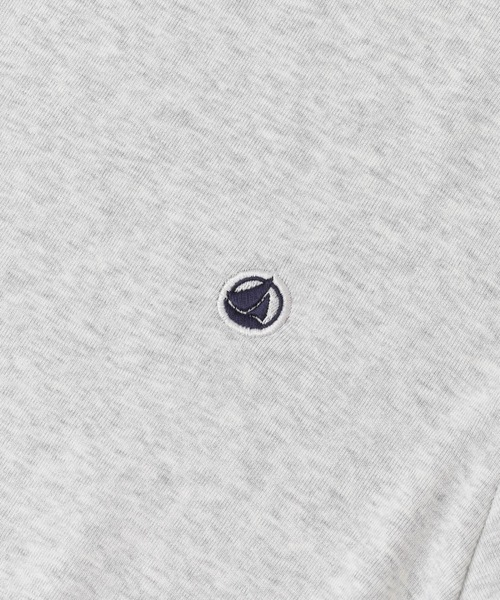 PETIT BATEAU（プチバトー）の「『別注』PETIT BATEAU×DOORS　20th embroidery t-shirts（Tシャツ/カットソー・レディース・ホワイト/ブラック/ライトグレー・MEDIUM/SMALL/X-SMALL）」の20枚目の写真