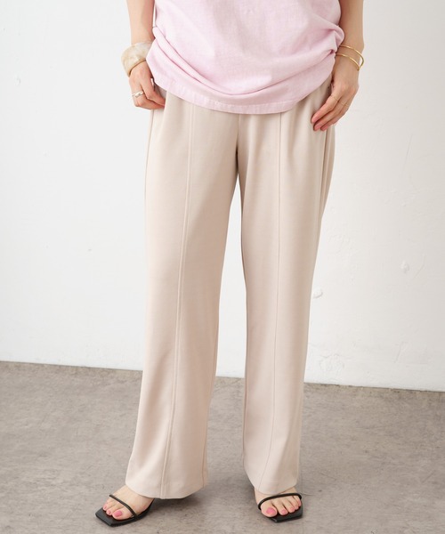 Omekashi（オメカシ）の「イージーストレートスラックス（スラックス・レディース・ブラウン/ベージュ/ブラック・36/38）」の3枚目の写真