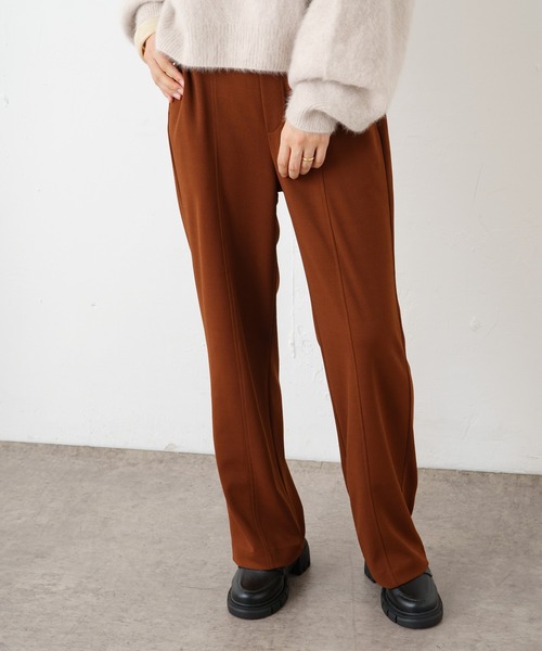 Omekashi（オメカシ）の「イージーストレートスラックス（スラックス・レディース・ブラウン/ベージュ/ブラック・36/38）」の10枚目の写真