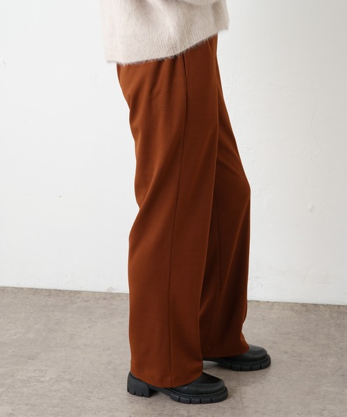 Omekashi（オメカシ）の「イージーストレートスラックス（スラックス・レディース・ブラウン/ベージュ/ブラック・36/38）」の18枚目の写真