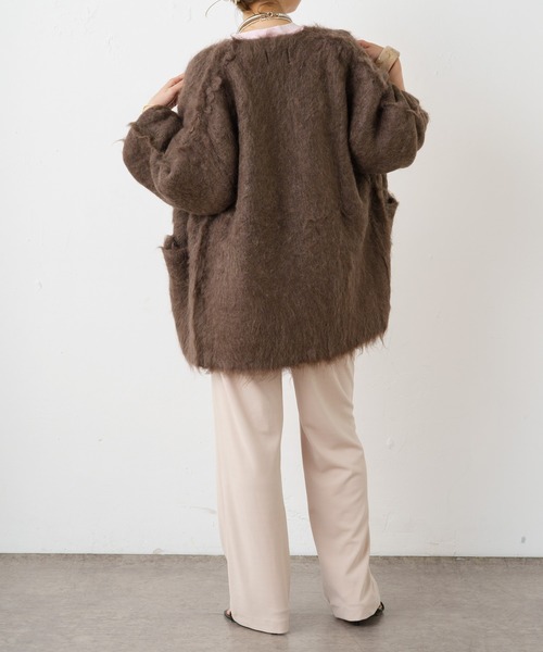 Omekashi（オメカシ）の「イージーストレートスラックス（スラックス・レディース・ブラウン/ベージュ/ブラック・36/38）」の20枚目の写真