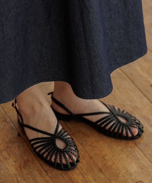 flower(フラワー)の「ショルダーリボンワンピース(ワンピース・レディース・ブルー/ネイビー・FREE)」の11枚目の写真