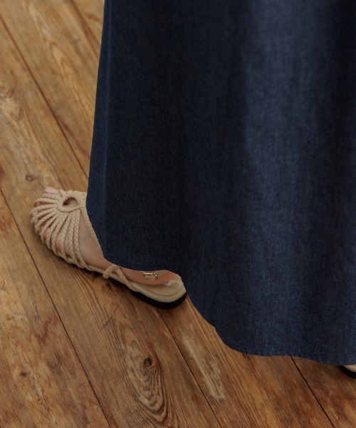 flower(フラワー)の「ショルダーリボンワンピース(ワンピース・レディース・ブルー/ネイビー・FREE)」の17枚目の写真