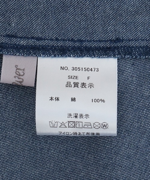 flower(フラワー)の「ショルダーリボンワンピース(ワンピース・レディース・ブルー/ネイビー・FREE)」の10枚目の写真