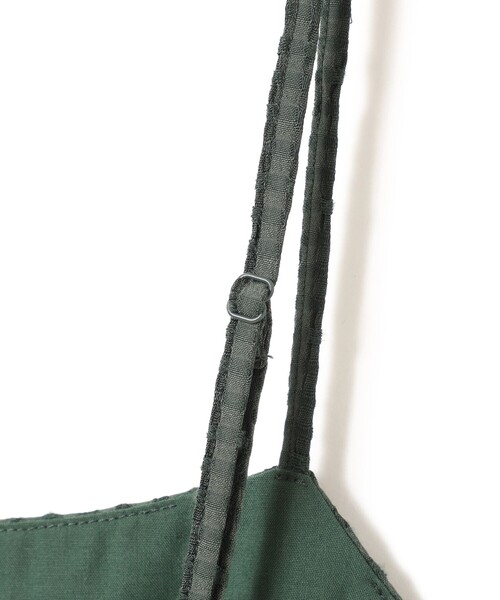 B:MING by BEAMS（ビーミングバイビームス）の「B:MING by BEAMS / ジャカード ペプラム キャミソール（キャミソール・レディース・ブラック/ダークグリーン・MEDIUM/SMALL）」の21枚目の写真