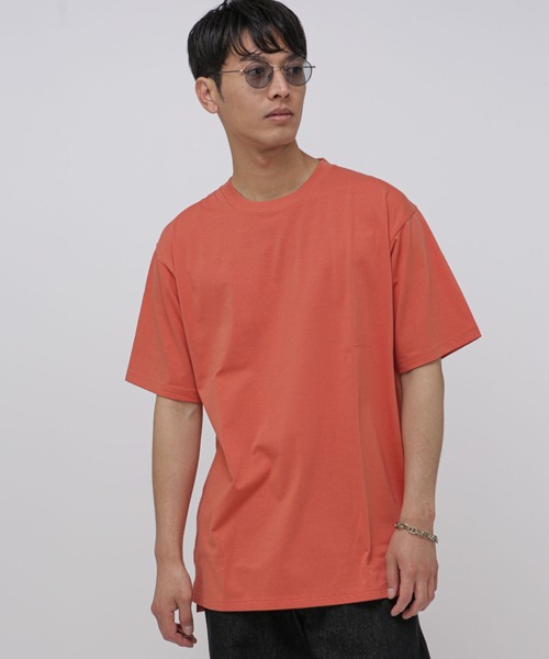 NANO universe(ナノユニバース)の「LB.03/超長綿シルケットクルーネックTシャツ(Tシャツ/カットソー・メンズ・ダークグリーン/ブルー/オレンジ・M/L/S)」の18枚目の写真