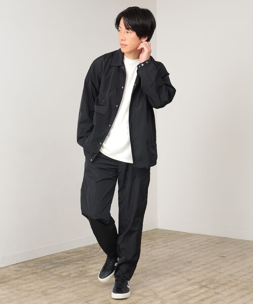 B:MING by BEAMS(ビーミングバイビームス)の「CITY DWELLERS / ナイロン イージースラックス 23AW (セットアップ対応)(スラックス・メンズ・ブラック・SMALL/MEDIUM/LARGE)」の8枚目の写真