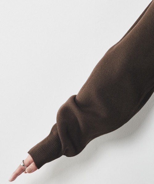 CHIC STYLE(シックスタイル)の「<大きいサイズ>シンプルVネックカーディガン シックスタイル(カーディガン/ボレロ・レディース・ブラック/ブラウン・3L/5L/L/4L/LL)」の20枚目の写真