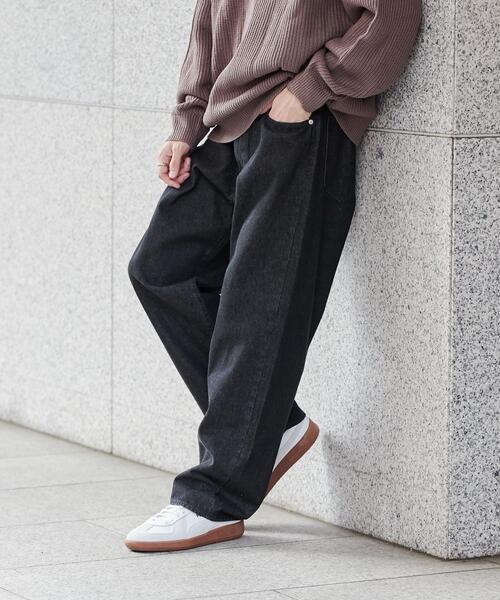 coen(コーエン)の「ルーズシルエットバギーデニムパンツ(デニムパンツ・メンズ・ブラック/ネイビー/ナチュラル・S/M/L/XL)」の15枚目の写真